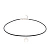 Luna Black Leather Choker