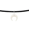 Luna Black Leather Choker